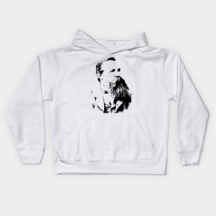 Friedrich Engels Pop Art Portrait Kids Hoodie